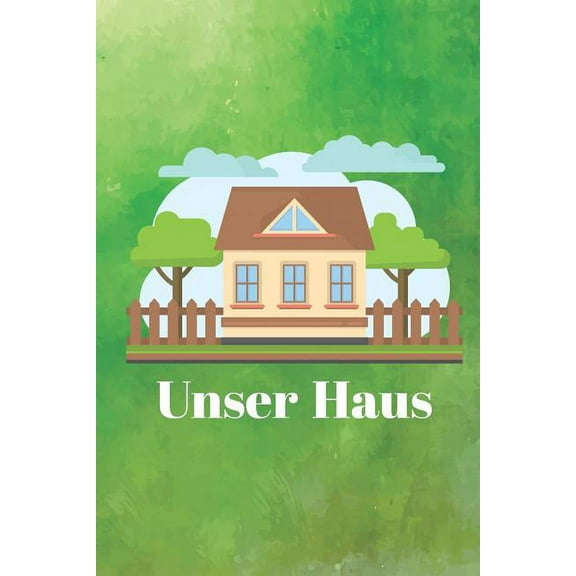 Unser Haus: Hausbau Tagebuch für zukünftige Hausbesitzer, Punkteraster Dot Grid Notizbuch, DIN A5, 120 Seiten (Paperback)