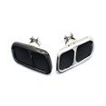 thumbnail image 5 of Car Muffler Rear Tips Trim Replace Exhaust Tips For Sport 2014-2021 Silver, 5 of 5