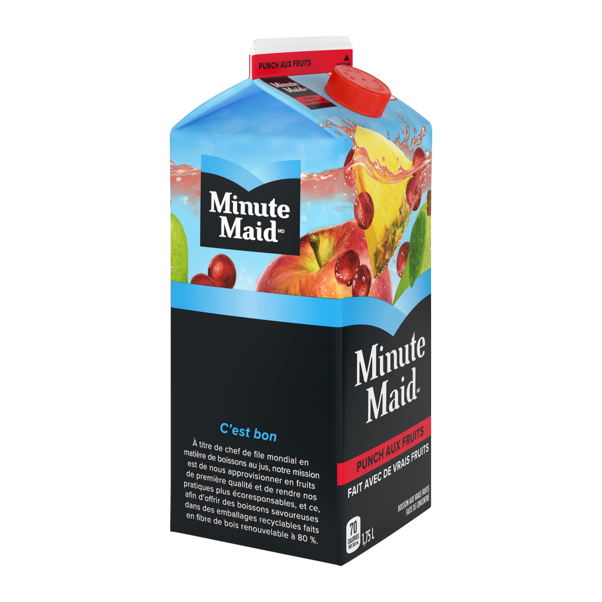 Minute Maid Fruit Punch Gable top, 1.75 Liters