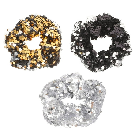 LOLIPPYY 3-Pack Fabric Hair Ties for Women, Perfect Birthday Party Accessories and Everyday Use