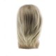 thumbnail image 3 of Peluca para cosplay, pelo sintético, corto y rubio, 25 cm, con capas, 3 of 3