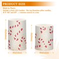 thumbnail image 6 of Yayeee Flameless Candles with Remote Flickering Battery Operated Multi Color Changing, Beige Candy Cane, 6 of 7