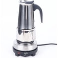 thumbnail image 3 of WUZSTAR Household Stainless Steel Moka Espresso Maker,Coffee Pot Percolator for Home and Cafe (9Cup（450ml）), 3 of 8