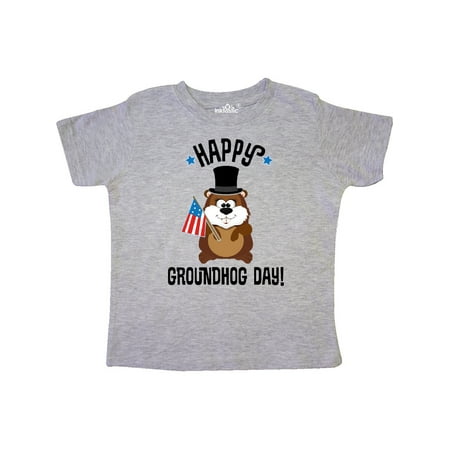 

Inktastic Happy Groundhog Day February Gift Toddler Boy or Toddler Girl T-Shirt