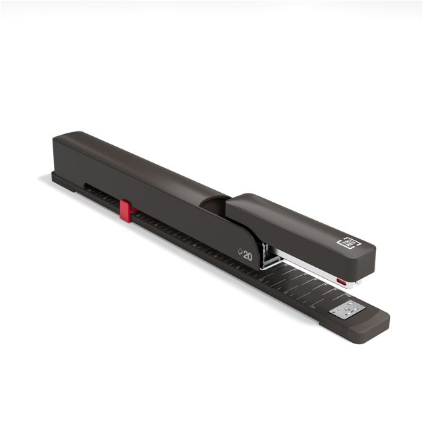 TRU RED Long Reach Stapler, 20Sheet Capacity, Black TR58085 Walmart
