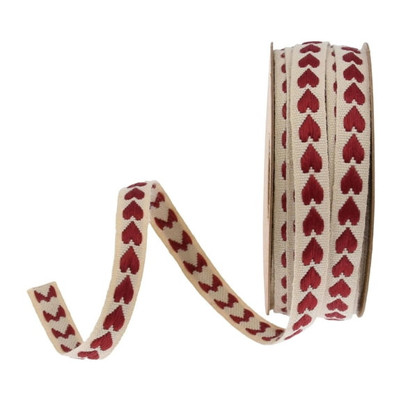 Home Decor, Heart-shaped Ribbon Flower Gift Wrapping Rope Garden Decoration Ribbon, Birthday Gifts