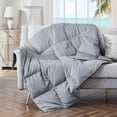 thumbnail image 1 of Manta puredown® Soft Feather Down® de 50 x 70 cm, color gris plateado, 1 of 6