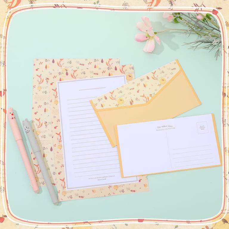 Sixwipe Stationery Set, 36 Sheets & 18 Envelopes, Floral photo 7