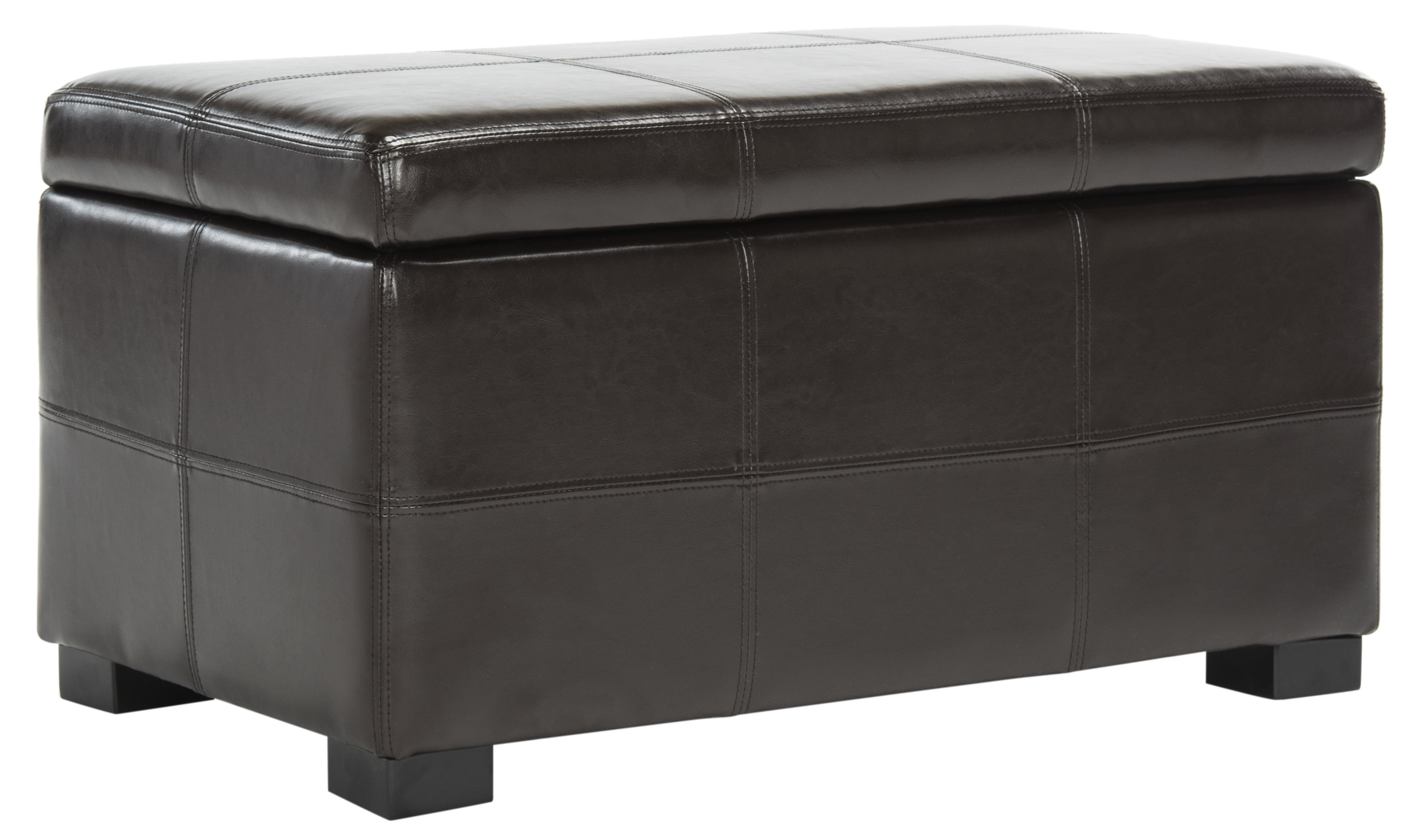 Safavieh Madison Small Rustic Solid Upholstered Storage Bench