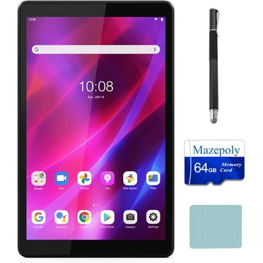 Lenovo Tab M8 Tablet, 8 inch HD IPS Display, Android 11, Quad-Core Processor, 3GB RAM, 32GB Storage, Long Battery Life, SD Card Slot, Gray with Mazepoly Accessories