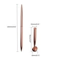 Ballpoint Pen with Metal Base Stand Desk Metal Ballpoint Pen for Guest ...
