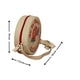thumbnail image 2 of Bolsa en forma de MAZAPAN, Diseño de Dulce Tipico Mexicano, Forma Redonda, Moda Kawaii, Bandolera para Mujer, Cross Body, Correa Ajustable, Color Beige, Novedoso y Encantador (Bolsa para Mujer)., 2 of 5