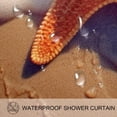 thumbnail image 3 of Starfish Waterproof Bathroom Curtain Set with Hooks - Printed Shower Curtain for Bathroom Decoration, 3 of 6