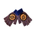 thumbnail image 1 of Naruto Hidden Leaf Village Symbol Cosplay Fingerless Gloves, 1 of 1