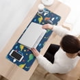thumbnail image 3 of Long Mouse Pads for Desk,DarkBlue Dinosaurs Stars Hearts Desk Mats on Top Of Desks, Desk Mouse Pad Extra Large with 3mm Non-Slip Base and Stitched Edge for Gaming,Office,Work,Home 31.5"x11.8", 3 of 6