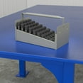 thumbnail image 2 of Jones Stephens N70016 1 in. Steel Nipple Caddy Tray with 50 Piece Capacity, 14.12 x 7.75 x 6.5 in., 2 of 3