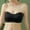 Black, variant on Azrian Womens Plus Size Bras,Women's Bra Wire Free Underwear OnePiece Bra Everyday Underwear Wrap Chest Without Steel Ring Bras 2023 on