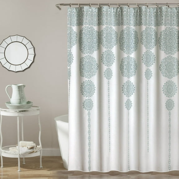 Stripe Medallion 72"X72" Shower Curtain