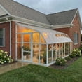 thumbnail image 2 of Palram - Canopia Sun Room 8' x 18' Polycarbonate Walk-In Greenhouse - White - with Roof Vent, 2 of 8