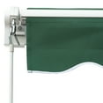 thumbnail image 5 of Outsunny 8' x 7' Patio Retractable Awning, Manual Exterior Sun Shade Deck Window Cover, Green, 5 of 6