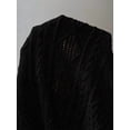 thumbnail image 4 of Hauts d'Été à Manches Courtes pour Femmes en Tricot Texturé Col Rond T-Shirts pour Enseignants Noir G, 4 of 9