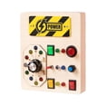 thumbnail image 4 of Busy Board, Electronic Developing Teaching Aids ,LED Switch Board Activities ,Montessori Busy Board for Gift ,Teaching, Early Education band switch, 4 of 7
