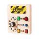 thumbnail image 4 of Tablero de actividades con interruptor LED Montessori electrónico para regalo interruptor de banda, 4 of 7