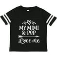 thumbnail image 3 of Inktastic Mimi and Pop Love Me Granddaughter Valentine Girls Toddler T-Shirt, 3 of 5