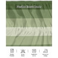 thumbnail image 7 of Sage Green Bed Skirt King Size 18" Drop Ombre Stripe Ruffled Wrap Around Bed Skirts Adjustable Elastic Bedskirt Dust Ruffle for King Size Bed, 7 of 7