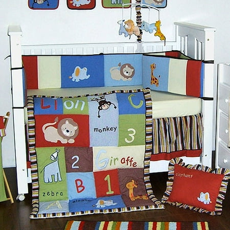Abc 123 4 Pc Crib Bedding Set