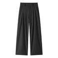 thumbnail image 3 of ShomPort Mens Dressy Pants Elastic Waist Straight Leg Loose Pleated Trousers Casual Business Officewear Pants, 3 of 9