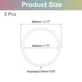 thumbnail image 2 of 3Pcs Magnetic Adapter Ring, Magnetic Wireless Charger Conversion Kit, White, 2 of 8