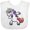 AA-White, variant on Inktastic Dabbing Unicorn Boys or Girls Baby Bib