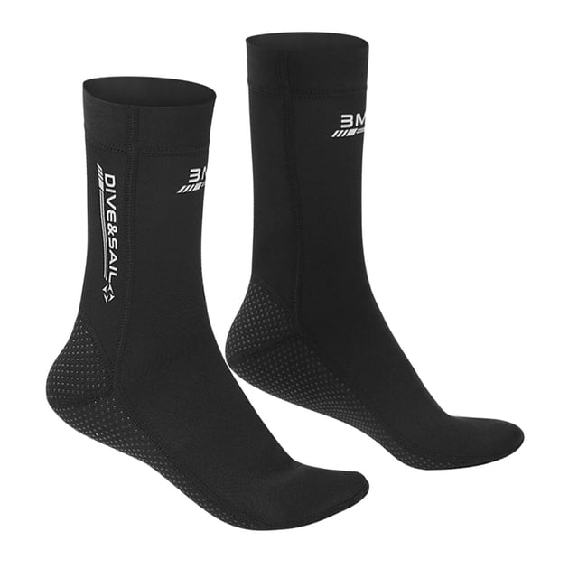 3mm Neoprene Scuba Diving Socks Warming Socks Water Socks Wetsuit for Activities L