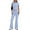 Purple, variant on Womens Elegant Solid Color Sport Shirt Tops Wide Leg Pants Trousers Suit Drum Suit Womens Snowmobile Pants Juniors Pant Suit Minimal Jumpsuit Dressy Pantsuits for Women Insulated Bib Overalls for