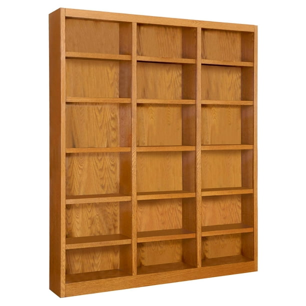 In Wood Wall Storage Modular Bookcase, Bookcase Shelf Sizes