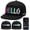 Predefined Four-color, variant on SZKUZMA Programmable LED Hat, App Controlled Light up Baseball Cap, Scrolling Text and Pixel Art for EDM Raves and Party