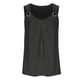 thumbnail image 4 of Puntoco Camiseta sin mangas con cuello cuadrado para mujer, de color liso, con pliegues, holgada, 4 of 4