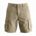 thumbnail image 4 of BFHHYA Big Boys Cargo Shorts Flat Front Twill Short Casual Knee Length Lightweight Shorts with Pockets for Boys Size 10-17 Years, 4 of 4
