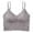 Grey, variant on Lace Bralette for Women Spaghetti Strap Tank Top V Neck Slim Basic Camisoles Bras Bustier Crop Tops, White, Size One Size