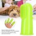 thumbnail image 4 of Ergonomic Design Super Soft Pet Toothbrush, Pet Finger Toothbrush, 10PCS for Dogs Cats Green, 4 of 7