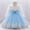 Bleu Ciel, variante sur Catégorie de Produit Robes pour Filles - Robes à Volants à Manches Longues en Dentelle avec Nœud et Fleurs pour Bébés Filles, pour Concours, Fêtes et Mariages