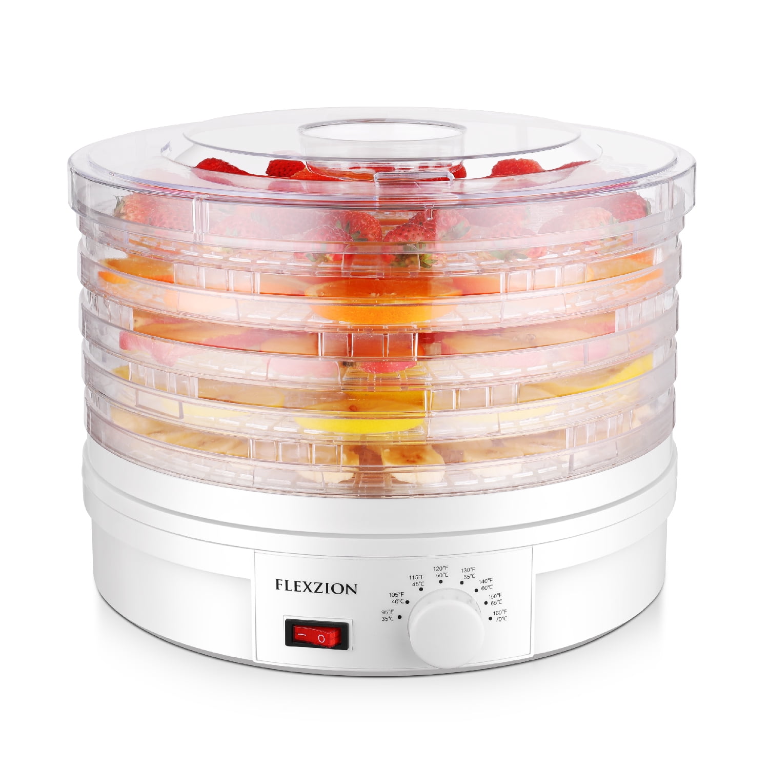 Dehydrator for Food Fruit Jerky Spice Herb Includes Roll Up and Mesh