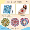 thumbnail image 2 of Espejo Pequeño JShteea Con Forma Especial Mandala Cristal DIY Con Diamantes, 2 of 9