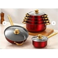 thumbnail image 4 of Juego de utensilios para cocinar 12 Pzas Acero Inoxidable Color Rojo, 4 of 5