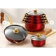 thumbnail image 4 of Juego de utensilios para cocinar 12 Pzas Acero Inoxidable Color Rojo, 4 of 5