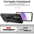 thumbnail image 6 of for Samsung Galaxy A54 5G Case with Slide Camera Cover HD Screen Protector [Military Grade 16ft. Drop Tested] Magnetic Ring Holder Kickstand Protective Phone Case for Samsung Galaxy A54 5G, Black, 6 of 8
