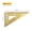 B, variant on Mosiee 1 Pc Brass Ruler Mini Retro Triangle Ruler Protractor Measure Tools Cartography Ruler for Woodworking Carpentry Hand Tools D