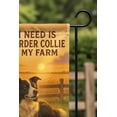 thumbnail image 2 of Rustic Border Collie Sunset Garden Flag Double-Sided Farmhouse Outdoor Yard Decor 12x18 Inch for Dog Lovers Farmers and Families, 2 of 6