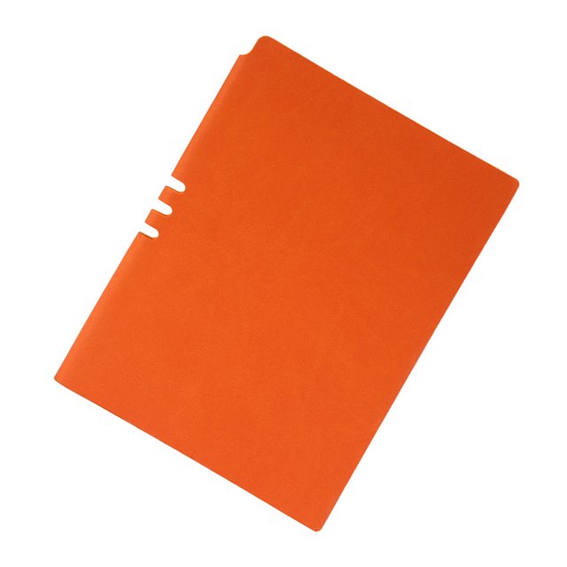 Organizador de Agenda, diario, planificador, libro de notas, ahorro de espacio, accesorios escolares, artesanía exquisita, papelería de cuero Cuadernos de escritura y cuadernos de bocetos Naranja